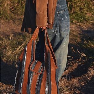 Free People Parma Patched Tote Bag